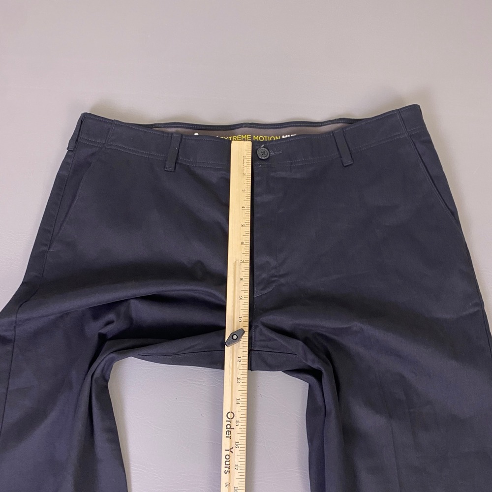 Lee Extreme Motion Pants MVP Regular Straight Leg Mens 40x29 Black Stretch Chino - Picture 6 of 11